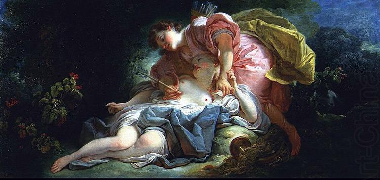 Cephale et Procris, Jean-Honore Fragonard